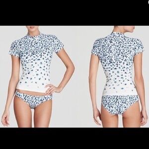 TORY BURCH Surf Rash Guard Top EUC